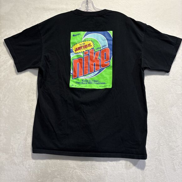 Nike Ultra Drip Tee T Shirt Detergent Graphic Short Sleeve Black Men's Large - Picture 7 of 13